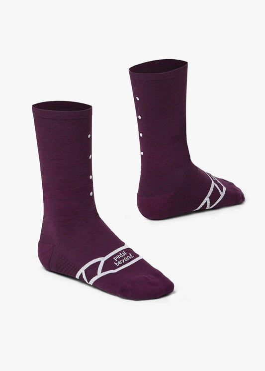 Pedla Lightweight socks | aubergine